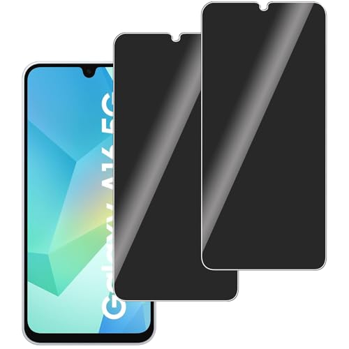 LERINNA 2 Stück für Panzerglas Privatbildschirm für Samsung Galaxy A16, Anti-Spy,9H Härte temperglas, Anti-Kratzen, Sichtschutz Schutzfolie für Samsung Galaxy A16 LERINNA 2 Stück für Panzerglas Privatbildschirm für Samsung Galaxy A16, Anti-Spy,9H Härte temperglas, Anti-Kratzen, Sichtschutz Schutzfolie für Samsung Galaxy A16 von LERINNA
