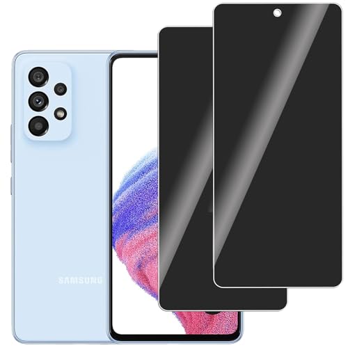 LERINNA 2 Stück für Panzerglas Privatbildschirm für Samsung Galaxy A53 5G, Anti-Spy,9H Härte temperglas, Anti-Kratzen, Anti-Bläschen, Sichtschutz Schutzfolie für Samsung Galaxy A53 5G LERINNA 2 Stück für Panzerglas Privatbildschirm für Samsung Galaxy A53 5G, Anti-Spy,9H Härte temperglas, Anti-Kratzen, Anti-Bläschen, Sichtschutz Schutzfolie für Samsung Galaxy A53 5G von LERINNA