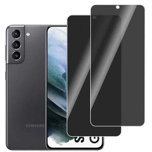 LERINNA 2 Stück für Panzerglas Privatbildschirm für Samsung Galaxy S21 5G, Anti-Spy,9H Härte temperglas, Anti-Kratzen, Anti-Bläschen, Sichtschutz Schutzfolie für Samsung Galaxy S21 5G von LERINNA