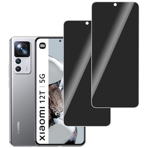 LERINNA 2 Stück für Panzerglas Privatbildschirm für Xiaomi 12T, Anti-Spy,9H Härte temperglas, Anti-Kratzen, Anti-Bläschen, Sichtschutz Schutzfolie für Xiaomi 12T LERINNA 2 Stück für Panzerglas Privatbildschirm für Xiaomi 12T, Anti-Spy,9H Härte temperglas, Anti-Kratzen, Anti-Bläschen, Sichtschutz Schutzfolie für Xiaomi 12T von LERINNA
