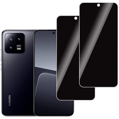 LERINNA 2 Stück für Panzerglas Privatbildschirm für Xiaomi 13, Anti-Spy,9H Härte temperglas, Anti-Kratzen, Sichtschutz Schutzfolie für Xiaomi 13 LERINNA 2 Stück für Panzerglas Privatbildschirm für Xiaomi 13, Anti-Spy,9H Härte temperglas, Anti-Kratzen, Sichtschutz Schutzfolie für Xiaomi 13 von LERINNA