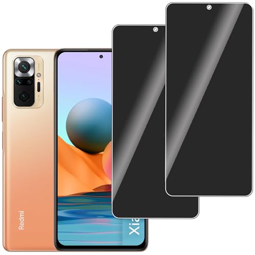 LERINNA 2 Stück für Panzerglas Privatbildschirm für Xiaomi Redmi Note 10 Pro, Anti-Spy,9H Härte temperglas, Anti-Kratzen, Anti-Bläschen, Sichtschutz Schutzfolie für Xiaomi Redmi Note 10 Pro LERINNA 2 Stück für Panzerglas Privatbildschirm für Xiaomi Redmi Note 10 Pro, Anti-Spy,9H Härte temperglas, Anti-Kratzen, Anti-Bläschen, Sichtschutz Schutzfolie für Xiaomi Redmi Note 10 Pro von LERINNA