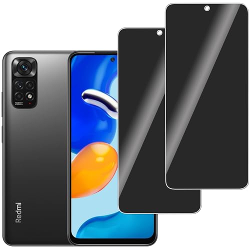 LERINNA 2 Stück für Panzerglas Privatbildschirm für Xiaomi Redmi Note 11S, Anti-Spy,9H Härte temperglas, Anti-Kratzen, Anti-Bläschen, Sichtschutz Schutzfolie für Xiaomi Redmi Note 11S LERINNA 2 Stück für Panzerglas Privatbildschirm für Xiaomi Redmi Note 11S, Anti-Spy,9H Härte temperglas, Anti-Kratzen, Anti-Bläschen, Sichtschutz Schutzfolie für Xiaomi Redmi Note 11S von LERINNA