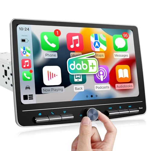 Android 13 Autoradio mit Navi 10.1 Zoll Bildschirm Eingebaut DAB+ Wireless Carplay & Wireless Android Auto 1 Din Auto Radio Touch Display mit Bluetooth 8 Core 2G+32G WiFi 4G GPS AM/FM RDS Android 13 Autoradio mit Navi 10.1 Zoll Bildschirm Eingebaut DAB+ Wireless Carplay & Wireless Android Auto 1 Din Auto Radio Touch Display mit Bluetooth 8 Core 2G+32G WiFi 4G GPS AM/FM RDS von LEROAADZ