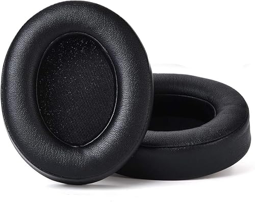 Letsactiv Professional Ersatz-Ohrpolster, für Letsactiv Wireless Kopfhörer für TV, weiches Proteinleder, Noise Cancelling Memory Foam,Black von LETSACTIV