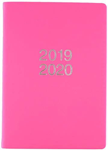 LETTS Dazzle Schülerkalender 2019/20, A5, 1 Woche auf 2 Seiten, mehrsprachig, rosa von LETTS
