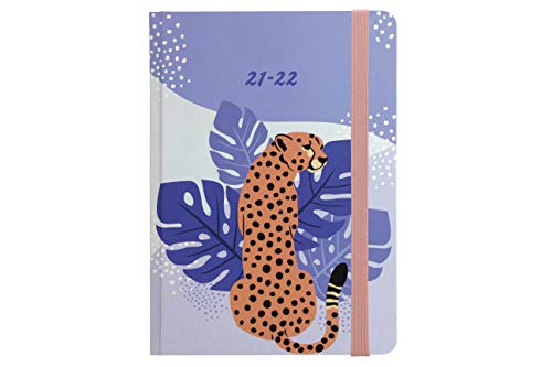 Letts Cheetah A6 Schülerkalender, Wochenansicht, Pfirsich von LETTS