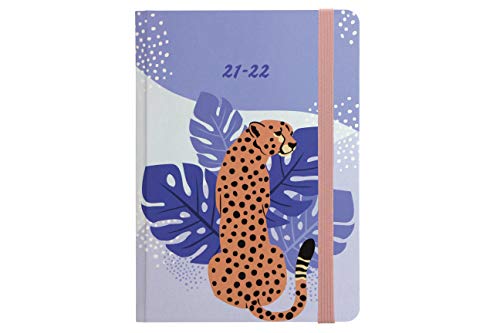 Letts Cheetah A6 Schülerkalender, Wochenansicht, Pfirsich von Letts of London