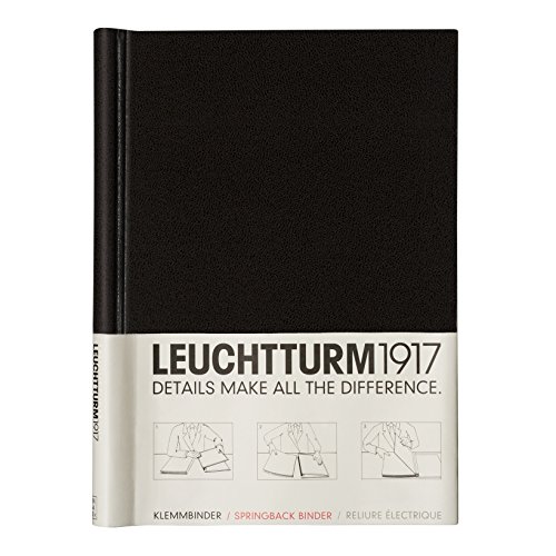 LEUCHTTURM1917 318056 Klemmbinder PEKA für 150 Blatt, schwarz von LEUCHTTURM1917