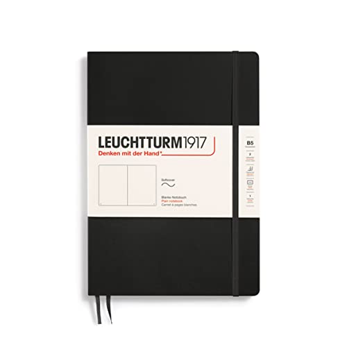 LEUCHTTURM1917 349295 Notizbuch, Softcover, 123 nummerierte Seiten, Schwarz, Composition (B5) von LEUCHTTURM1917