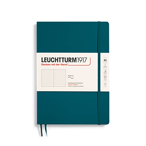 LEUCHTTURM1917 359676 Notizbuch Composition (B5), Softcover, 123 nummeriete Seiten, dotted, Pacific Green von LEUCHTTURM1917