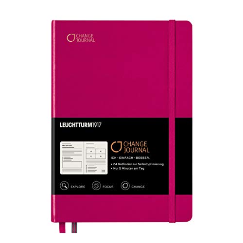 Leuchtturm 360440 Change Journal Medium (A5), Beere, Deutsch von LEUCHTTURM1917