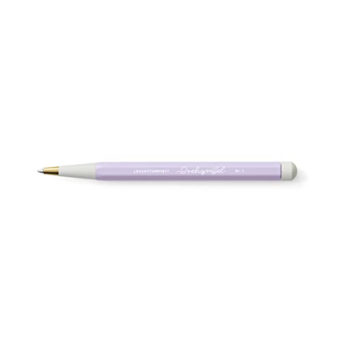 LEUCHTTURM1917 365526 Drehgriffel Nr. 1, Lilac, Kugelschreiber mit königsblauer Tinte von LEUCHTTURM1917