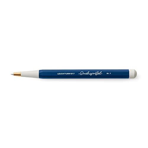LEUCHTTURM1917 365595 Drehgriffel Nr. 1, Marine - Gelstift mit schwarzer Tinte von LEUCHTTURM1917