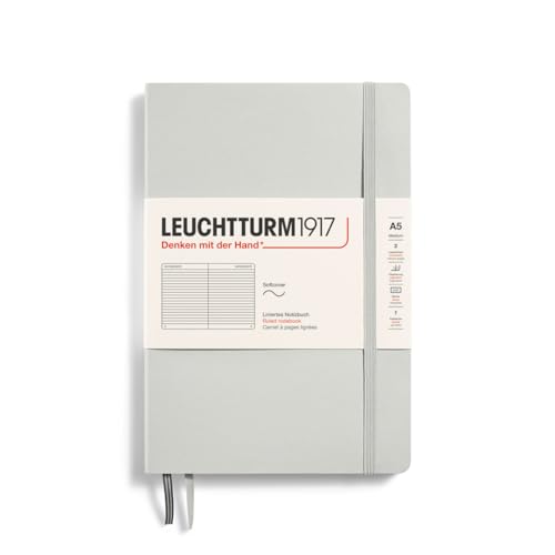 Notizbuch Leuchtturm1917 A5 Softcover natural colors light grey | liniert von LEUCHTTURM1917