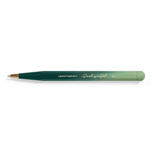 LEUCHTTURM1917 372935 Drehgriffel Nr. 1, Kugelschreiber mit schwarzer Mine, Forest Green - Salbei - limitierte Gradient Edition von LEUCHTTURM1917