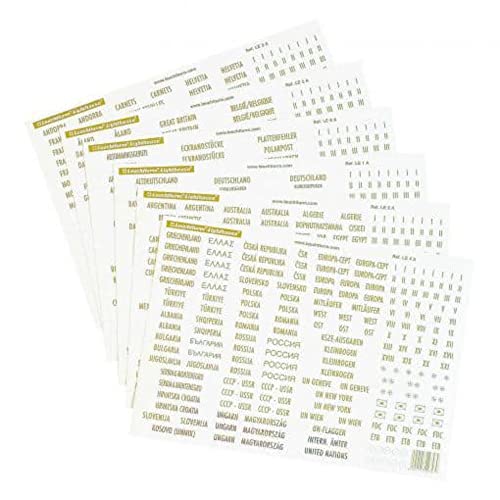Leuchtturm LE2A Etiketten selbstklebend mit Goldschrift Leuchtturm LE2A Etiketten selbstklebend mit Goldschrift von Leuchtturm