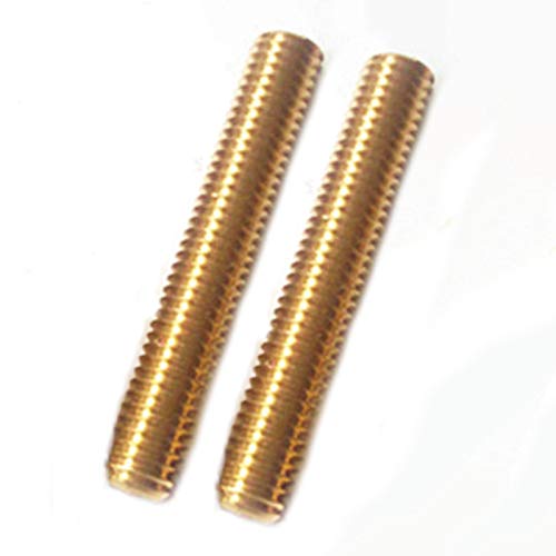 Gewindestangen, Vollgewindestange, Messing-Vollgewindestange 2,36 Zoll Gewindedurchmesser M12 for Montagebefestigungsschraube (2 Stück), M12 x 60 mm (Größe: M12 x 60 mm) von LEVINE