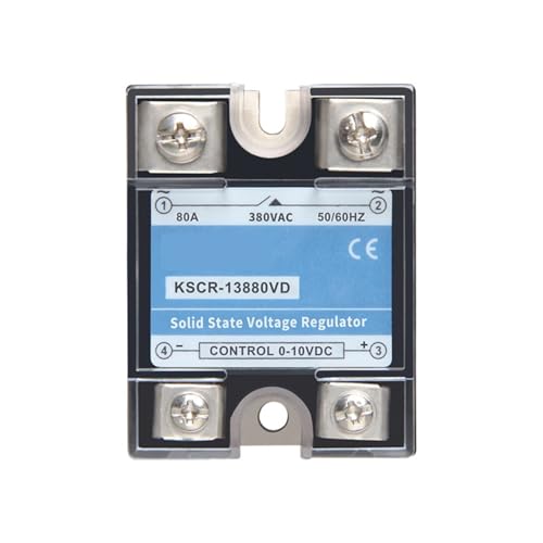 1 Stücke 220 V 380 V KSCR Solid State Spannungsregler SCR Leistungsregler SSR Leistungsregler 4-20mA 0-10 V Potentiometer 10A 25A 40A 60A(Potentiometer 80A) von LEWLUIRZA