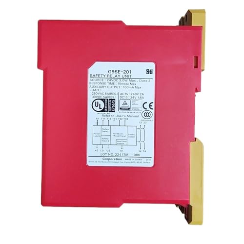LEWLUIRZA 1 STÜCKE G9SE-201 Sicherheitsrelaiseinheit Sicherheitscontroller von LEWLUIRZA
