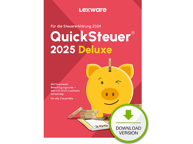 QuickSteuer Deluxe 2025 - [PC] von LEXWARE