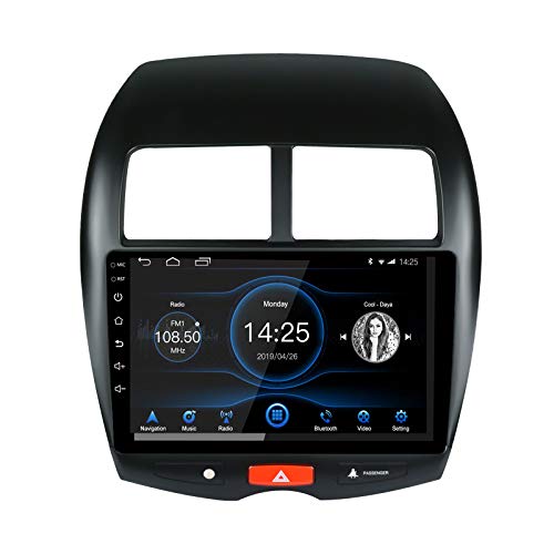 LEXXSON Autoradio für Mitsubishi ASX 2013-2019 | 10 Zoll Touchscreen Android 10.1 AM FM RDS Radio GPS Navigation Bluetooth EQ Einstellung WiFi SWC USB Player Mirrorlink 2G RAM + 32G ROM von LEXXSON