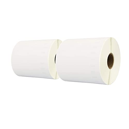 LEYF Etiketten für Dymo 4XL Labelwriter - S0904980-104mm x 159mm - 2 Rolle Pack Etiketten x 220 St. Je Rolle = 440 Etiketten, Selbstklebend, Adressetiketten, VersandEtiketten, DYMOXL2 von LEYF