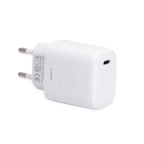 LEYF USB C (Type-C) Ladegerät 20W, Schnellladegerät, Netzteil, Wandladegerät, Reiseladegerät, Power Adapter, Type-C, Kompatibel mit Allen iPhone und Android Geräten, T31C von LEYF
