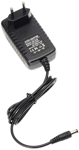 LEYF Universal Netzteil 12V DC 2A, AC 100-240V 50/60Hz, Adapter, steckernetzteil, netzadapter 90 cm Kabellänge (5.5 – 2.5 mm Klinkenstecker) Kompatibel mit TV-Box, LED-Streifen, Router, Kamera von LEYF