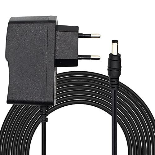 LEYF Universal Netzteil 9V DC 1A,AC 100-240V 50/60Hz,Adapter,Steckernetzteil,Netzadapter / 110 cm Kabellänge (5.5-2.1mm Klinkenstecker) Kompatibel mit TV-Box,Modem,LED-Streifen,Router,Kamera von LEYF