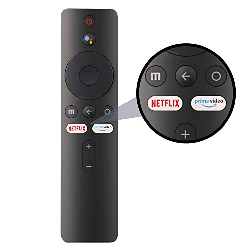 Leyf Ersatz Fernbedienung für Xiaomi Mi Stick - Kompatibel mit Mi Box S/Mi Box 4X/ MI TV P1, Q1, 4S, 4K, 4A, Q1E (XMRM-00A) - Bluetooth und Sprachsteuerung von LEYF