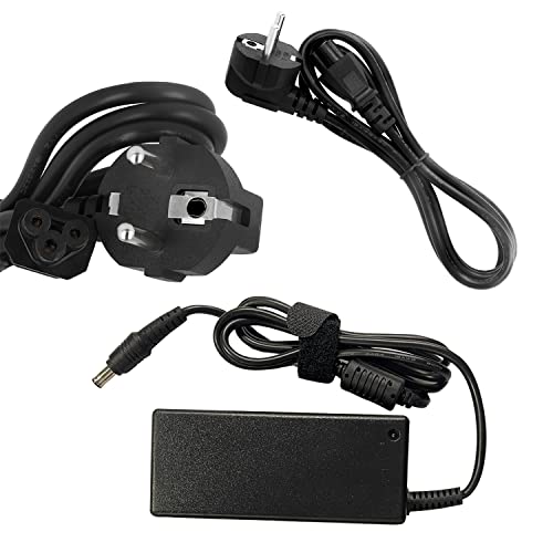 Leyf Laptop Netzteil 19V 3.15A 60W, Ladegerät für Samsung, AC 100-240V 50/60Hz, Steckernetzteil, Netzadapter (5.5 – 3 mm Klinkenstecker), Kompatibel mit Samsung LT-GT-VM-M-P-Q-R-S-U-X Serie von LEYF