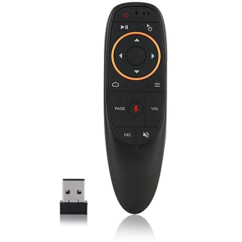 Leyf M6 Air Maus Mini Gesten Fernbedienung, Wireless Voice, Tastatur mit 6 Axis Gyroskop für, Android TV Box, Smart TV, PC, Laptop von LEYF