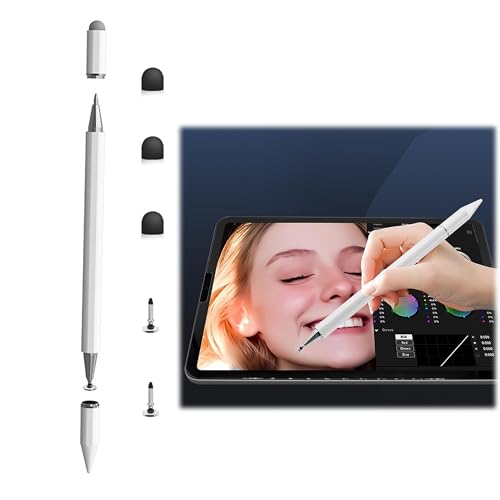 Touchscreen Stift,Tablet Pen,3 in 1 Stylus Pen,3 in 1 Rubber Disc Stylus Touch Pen,Universal Touch Screen Pen Compatible with All Tablets/Mobile Phones, Apple iPad, Samsung, Surface, Lenovo, Xiaomi von LEZED