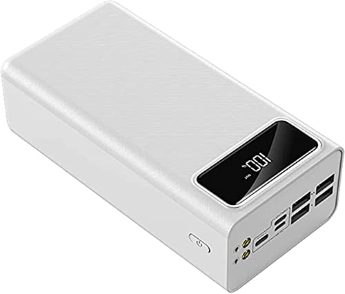 Tragbares Ladegerät, 2,1 A Schnelllade-LED-Anzeige 50000 Mah Powerbank, 4-Ausgänge Externer Akku Kompatibel Mit 99% Der USB-Geräte Auf Dem Markt,Weiß,30000 Mah,Weiß,50000mah Tragbares Ladegerät, 2,1 A Schnelllade-LED-Anzeige 50000 Mah Powerbank, 4-Ausgänge Externer Akku Kompatibel Mit 99% Der USB-Geräte Auf Dem Markt,Weiß,30000 Mah,Weiß,50000mah von LEgdor