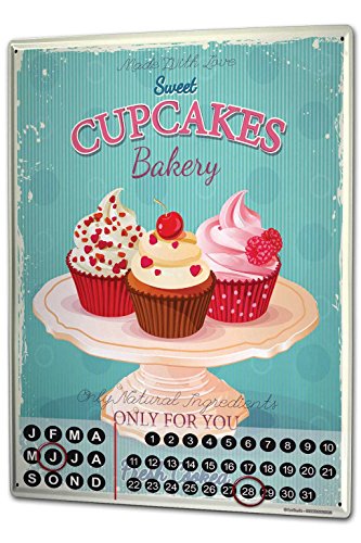 Wandkalender 2019 Jahreskalender Dauerkalender 2020 Kalender 2021 Terminplaner Fotokalender Essen Restaurant Cupcakes Metall Magnet Wandkalender 2019 Jahreskalender Dauerkalender 2020 Kalender 2021 Terminplaner Fotokalender Essen Restaurant Cupcakes Metall Magnet von LEotiE SINCE 2004