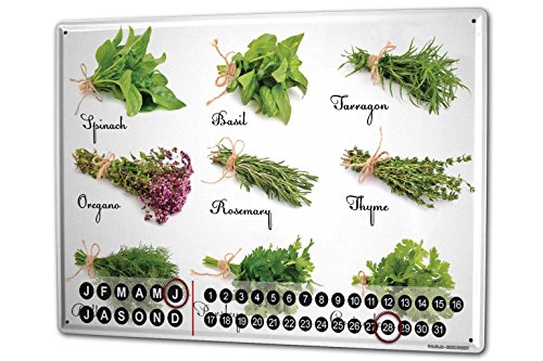 Wandkalender 2019 Jahreskalender Dauerkalender 2020 Kalender 2021 Terminplaner Fotokalender Essen Restaurant Kräuter Übersicht Metall Magnet Wandkalender 2019 Jahreskalender Dauerkalender 2020 Kalender 2021 Terminplaner Fotokalender Essen Restaurant Kräuter Übersicht Metall Magnet von LEotiE SINCE 2004