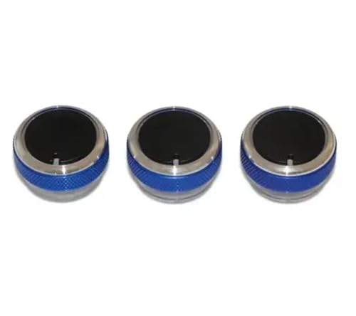 LFDTO Passend for Ford Focus 2 MK2 Focus 3 MK3 Passend for Mondeo AC-Knopf Auto 3 Teile/los Klimaanlage Wärmesteuerung Schalterknopf Passend for Focus Auto-Styling(Blue) von LFDTO