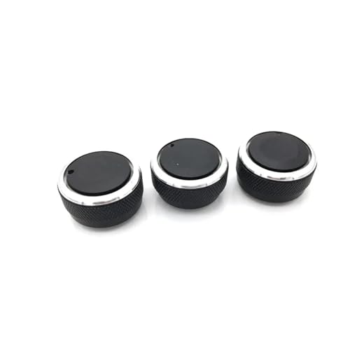 LFDTO Passend for Kia Rio 3 Stück/Set Klimaanlagenknopf Aluminiumlegierung AC-Knopf Wärmekontrollknopf Zubehör von LFDTO