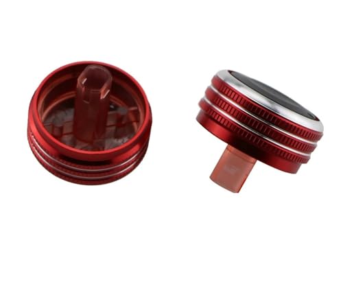 LFDTO Zubehör Fit for Kia Rio K2 KX Cross Fit for Hyundai Solaris 2017-2021 Klimaanlage Knopf Wärmeregler Schalter Knöpfe(Red) von LFDTO