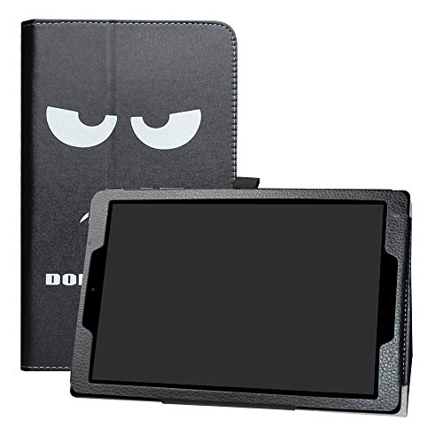 LFDZ Compatible with Chuwi HiPad X Hülle,Schutzhülle mit Hochwertiges PU Leder Tasche Case für 10.1" Chuwi HiPad/Chuwi HiPad X Tablet,Don't Touch von LFDZ