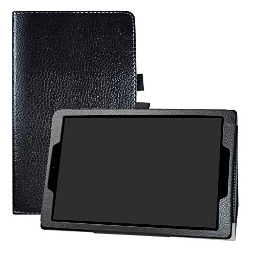 LFDZ Compatible with Chuwi HiPad X Hülle,Schutzhülle mit Hochwertiges PU Leder Tasche Case für 10.1" Chuwi HiPad/Chuwi HiPad X Tablet,Schwarz von LFDZ