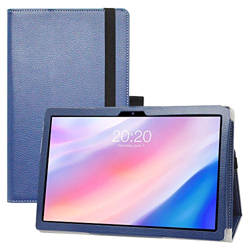 LFDZ Compatible with TECLAST P20HD Hülle,Schutzhülle mit Hochwertiges PU Leder Tasche Case für 10.1" TECLAST P20HD / TECLAST M40 / TECLAST M40 Pro / M40se Tablet,Blau von LFDZ