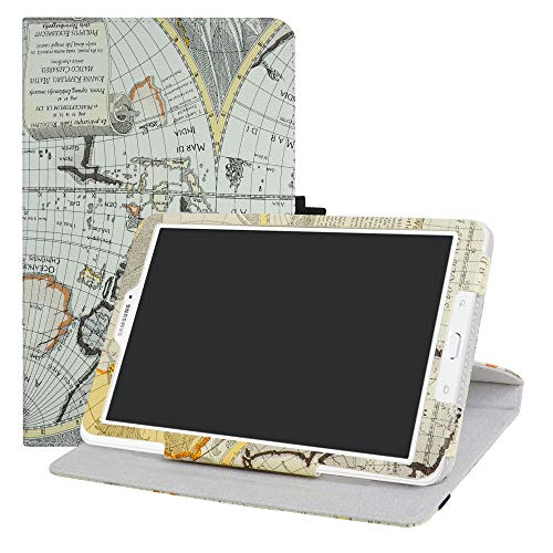 LFDZ Kompatibel mit Galaxy Tab E 9.6 Drehbarer Hülle,360° Drehbarer Stand Cover Premium Schutzhülle Tasche Etui mit Ständerfunktion Case für 9.6" Samsung Galaxy Tab E 9.6 T560 T561 Tablet,Landkarte LFDZ Kompatibel mit Galaxy Tab E 9.6 Drehbarer Hülle,360° Drehbarer Stand Cover Premium Schutzhülle Tasche Etui mit Ständerfunktion Case für 9.6" Samsung Galaxy Tab E 9.6 T560 T561 Tablet,Landkarte von LFDZ