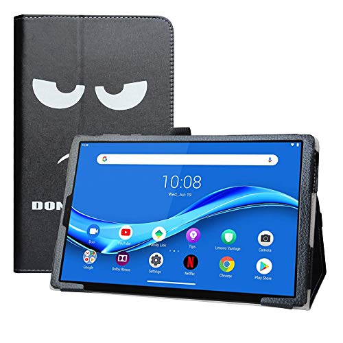 LFDZ Lenovo Tab M10 Plus Hülle,Schutzhülle mit Hochwertiges PU Leder Tasche Case für 10.3" Lenovo Tab M10 Plus/Smart Tab M10 Plus/Lenovo Tab M10 Plus 2nd Gen Tablet,Don't Touch von LFDZ