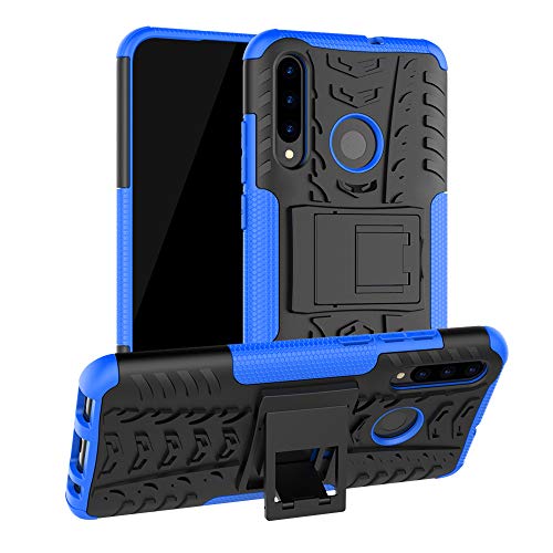 LFDZ P Smart Plus 2019 Hülle, Abdeckung Cover schutzhülle Tough Strong Rugged Shock Proof Heavy Duty Case Für P Smart 2019 / Honor 20 Lite/P Smart Plus 2019 / Honor 10 lite/Honor 10i,Blau von LFDZ