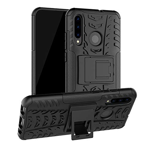 LFDZ P Smart Plus 2019 Hülle, Abdeckung Cover schutzhülle Tough Strong Rugged Shock Proof Heavy Duty Case Für P Smart 2019 / Honor 20 Lite/P Smart Plus 2019 / Honor 10 lite/Honor 10i,Schwarz von LFDZ