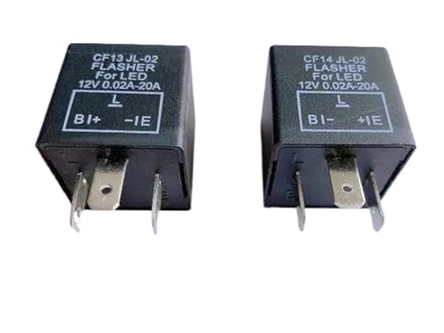 1 STÜCKE 3Pin CF13 JL-02 CF14 JL-02 Einstellbares Blitzrelais 12 V 24 V Auto Motorrad Fix LED-Licht Blinker(24V,CF13 JL-02) von LFJQFQR