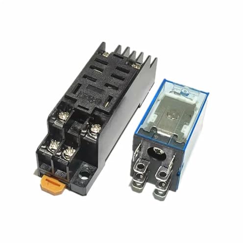1 STÜCKE LY2NJ HH62P HHC68A-2Z DPDT Relaisschalter mit Sockelsockel AC 220 V DC 12 V 24 V(DC 36V) von LFJQFQR