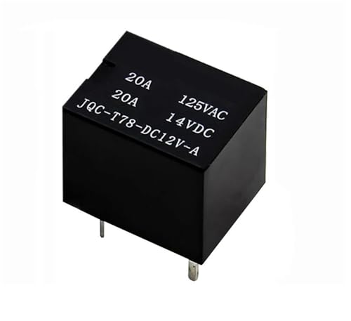 1 STÜCKE T78 Kleine Schließer Elektromagnetische Relais 5 V/12 V/24 V 4/5 Pins 20A JQC-T78-DC12V-A(4 Pin,12V) von LFJQFQR